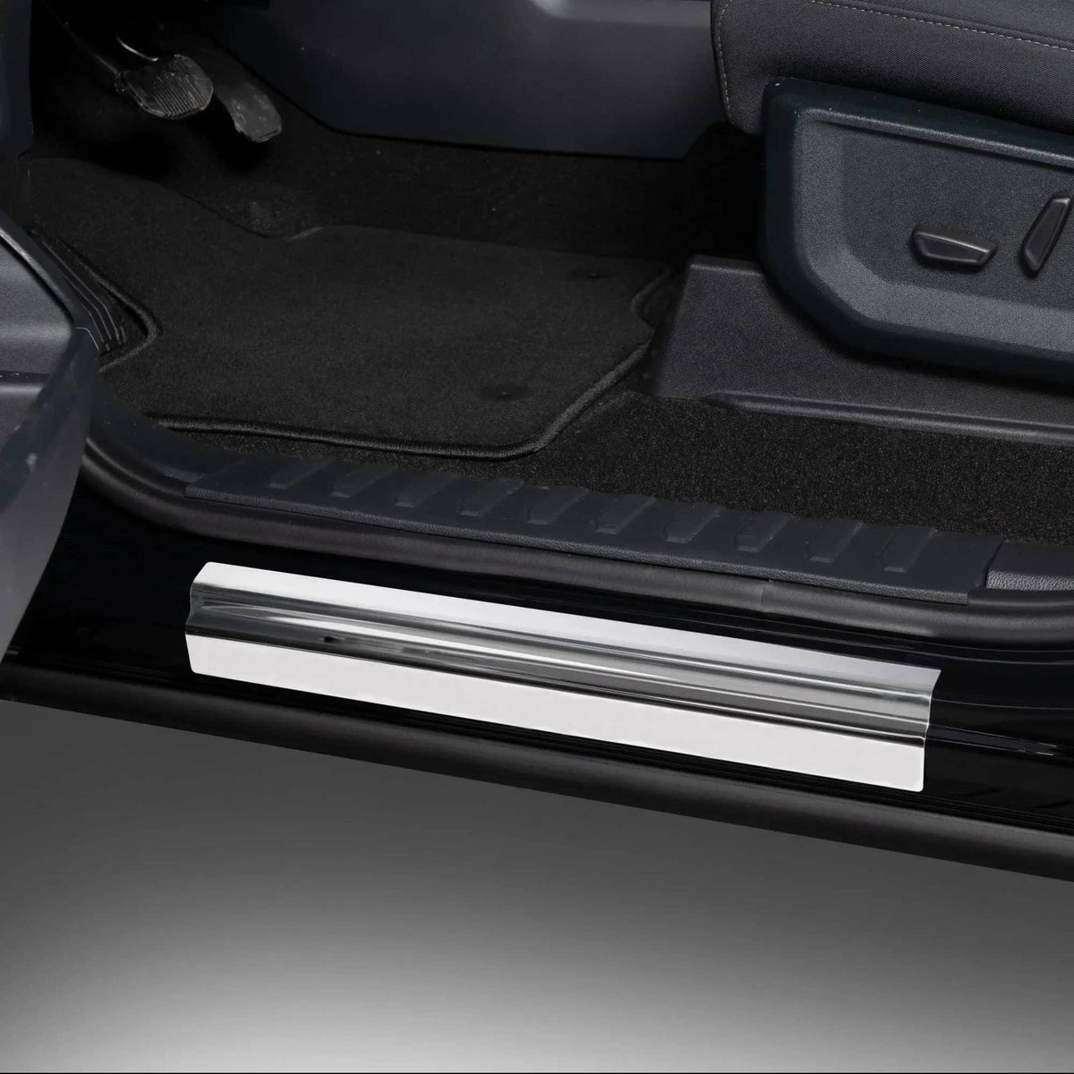 STAINLESS DOOR SILL SET 21-26 F150 CREW CAB - 95147 – Tiger Automotive