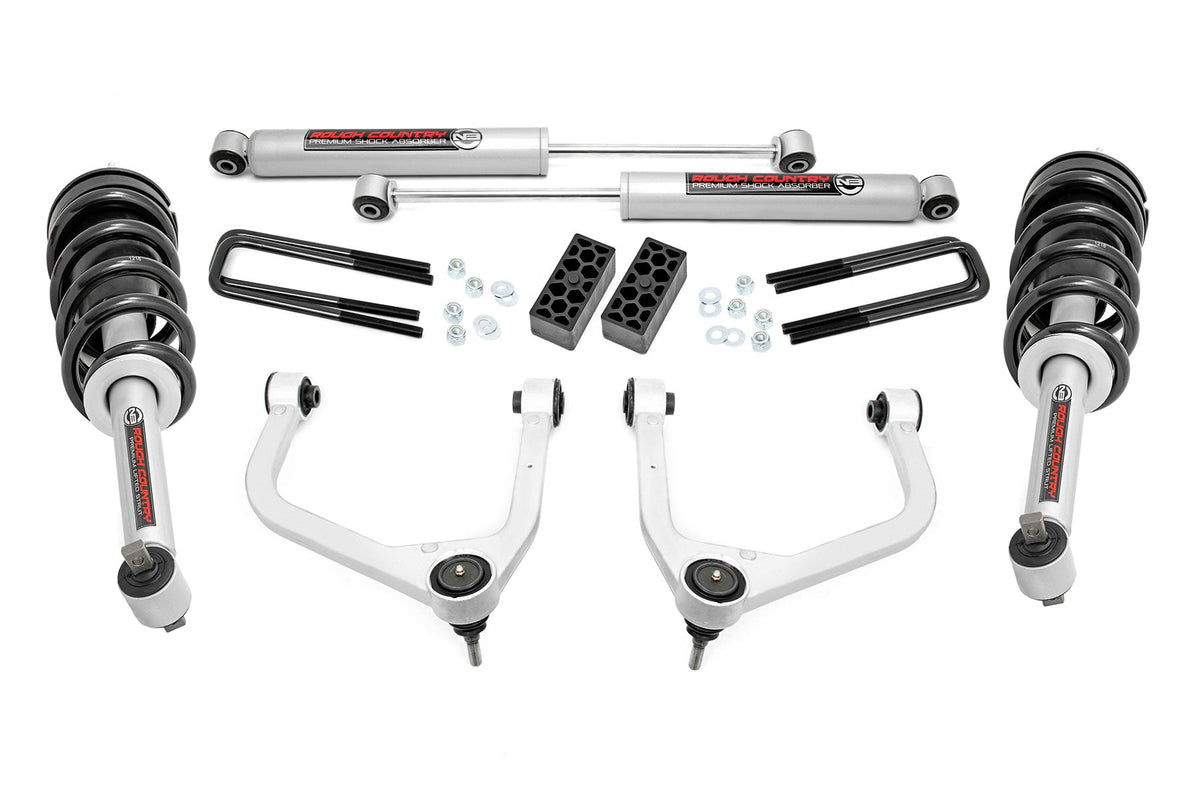 3.5 Inch Lift Kit | N3 Struts | Chevy Silverado 1500 2WD/4WD (2019-202 ...
