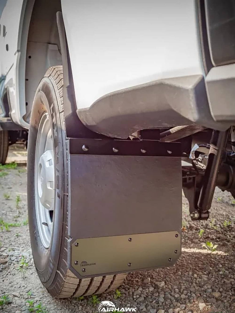 SS REAR MUD FLAPS 17-26 S/DUTY - 4250MR-SS – Tiger Automotive