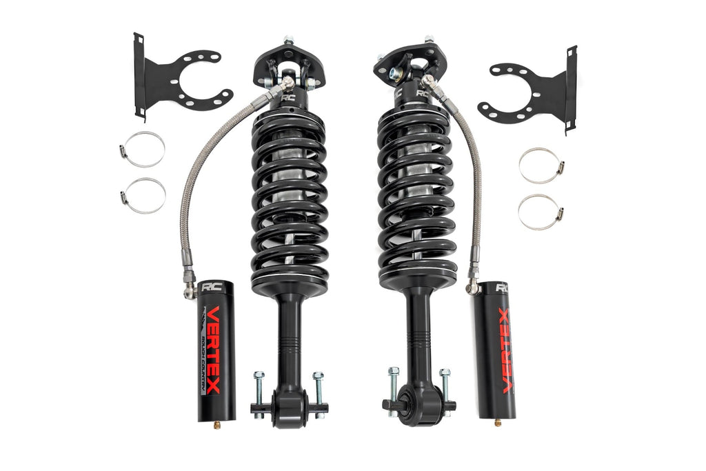 Vertex 2.5 Remote Reservoir Leveling Coilovers | 2 Inch | Chevy/GMC 1500 (07-18 & Classic)